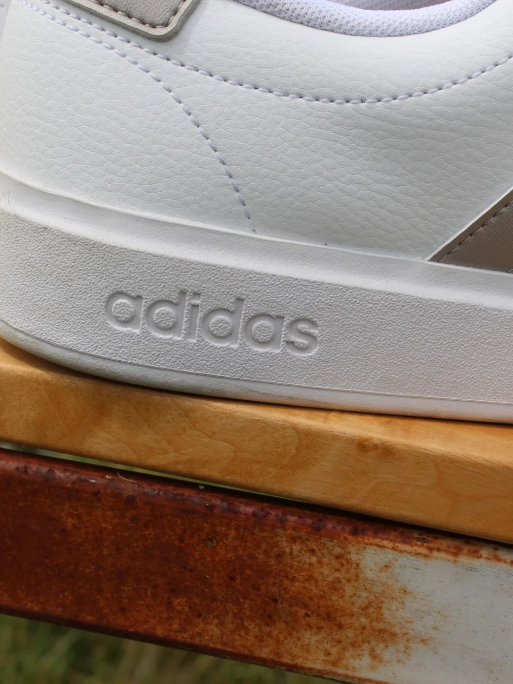 adidas Women's White Athletic Sneakers with Cloudfoam Comfort